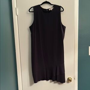 LOFT Navy Sleeveless Mini Dress